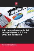 Não cumprimento da lei de aquisições n.º 7 de 2011 na Tanzânia