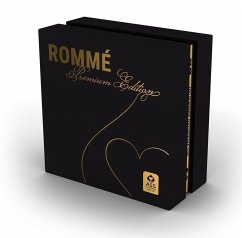 ASS 10034467-001 - Premium Rommé, 2x55 veredelte Karten (frz. Bild), Hochwertiges Geschenkset