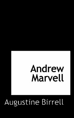 Andrew Marvell (eBook, ePUB) - Augustine, Birrell