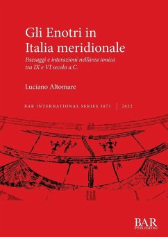 Gli Enotri in Italia meridionale - Altomare, Luciano