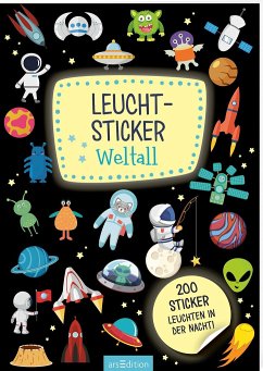 Leucht-Sticker - Weltall