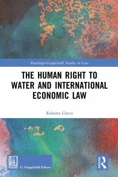 Cover The Human Right to Water and International Economic Law (eBook, PDF)
