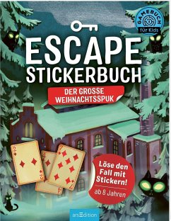 Escape-Stickerbuch - Der große Weihnachtsspuk - Kiefer, Philip