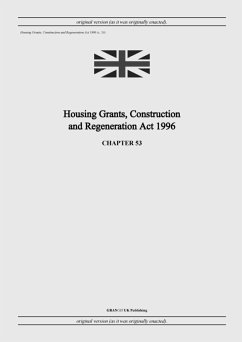 Cover Housing Grants, Construction and Regeneration Act 1996 (c. 53)