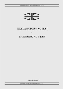 Explanatory Notes to Licensing Act 2003 - United Kingdom Legislation