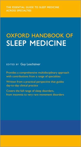 Oxford Handbook of Sleep Medicine (eBook, ePUB) Oxford Handbook of Sleep Medicine (eBook, ePUB)