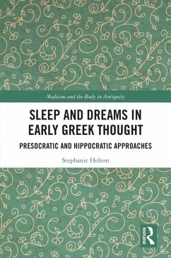 Cover Sleep and Dreams in Early Greek Thought (eBook, ePUB)
