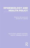Epidemiology and Health Policy (eBook, PDF)