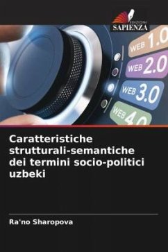 Caratteristiche strutturali-semantiche dei termini socio-politici uzbeki - Sharopova, Ra'no