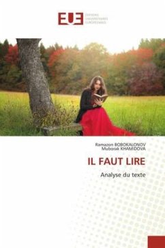 IL FAUT LIRE - Bobokalonov, Ramazon;KHAMIDOVA, Muborak