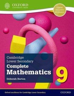 Cambridge Lower Secondary Complete Mathematics 9: Student Book (Second Edition) - Barton, Deborah