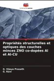 Propriétés structurelles et optiques des couches minces ZNO co-dopées Al et Al-CU