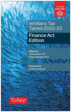 Whillans's Tax Tables 2022-23 (Finance Act edition) - Hayes, Claire; Veerappa, Shilpa