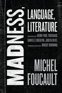 Madness, Language, Literature - Foucault, Michel