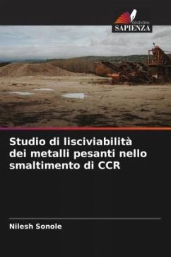 Studio di lisciviabilità dei metalli pesanti nello smaltimento di CCR - Sonole, Nilesh