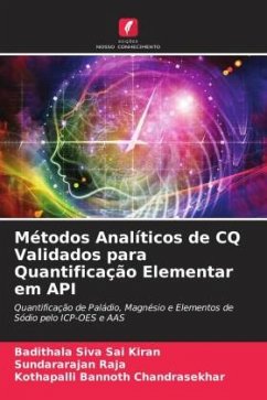 Métodos Analíticos de CQ Validados para Quantificação Elementar em API - Siva Sai Kiran, Badithala;Raja, Sundararajan;Chandrasekhar, Kothapalli Bannoth