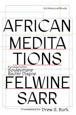 African Meditations - Sarr, Felwine