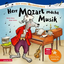 Herr Mozart macht Musik (Mein erstes Musikbilderbuch mit CD und zum Streamen) - Simsa, Marko