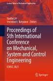 Proceedings of 5th International Conference on Mechanical, System and Control Engineering (eBook, PDF)