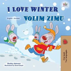 Cover I Love Winter Volim zimu (English Croatian Bilingual Collection) (eBook, ePUB)
