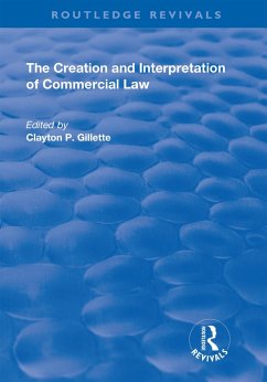 The Creation and Interpretation of Commercial Law (eBook, PDF) Cover The Creation and Interpretation of Commercial Law (eBook, PDF)