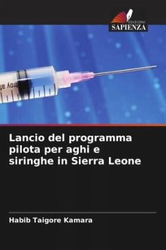 Lancio del programma pilota per aghi e siringhe in Sierra Leone - Kamara, Habib Taigore