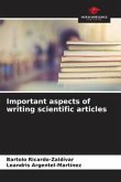 Important aspects of writing scientific articles