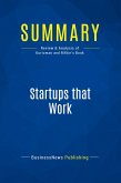 Summary: Startups that Work