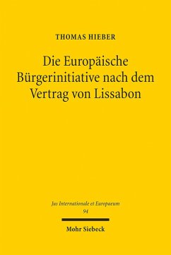 Cover Die Europäische Bürgerinitiative nach dem Vertrag von Lissabon (eBook, PDF)