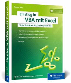 Einstieg in VBA mit Excel - Theis, Thomas