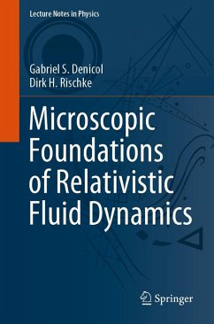 Microscopic Foundations of Relativistic Fluid Dynamics (eBook, PDF) - Denicol, Gabriel S.; Rischke, Dirk H.