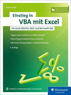 Einstieg in VBA mit Excel (eBook, ePUB) - Theis, Thomas