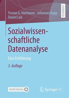 Sozialwissenschaftliche Datenanalyse (eBook, PDF) - Hartmann, Florian G.; Kopp, Johannes; Lois, Daniel