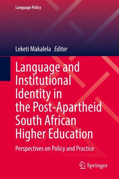 Language and Institutional Identity in the Post-Apartheid South African Higher Education (eBook, PDF)
