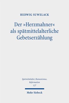 Cover Der 'Herzmahner' als spätmittelalterliche Gebetserzählung (eBook, PDF)