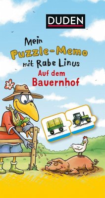 Mein Puzzlememo mit Rabe Linus - Auf dem Bauernhof VE 3 - Raab, Dorothee