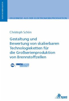 Gestaltung und Bewertung von skalierbaren Technologieketten für die Großserienproduktion von Brennstoffzellen - Schön, Christoph