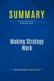 Summary: Making Strategy Work