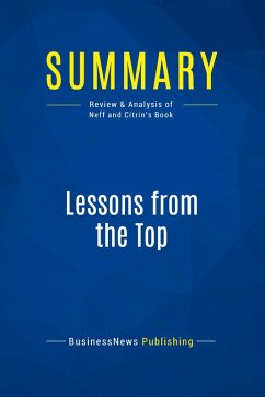 Summary: Lessons from the Top - Businessnews Publishing