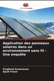 Application des panneaux solaires dans un environnement sans fil - Une enquête