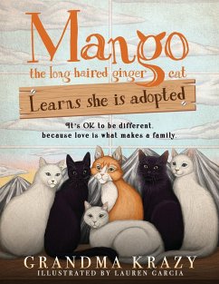 MANGO (the long haired ginger cat) LEARNS SHE IS ADOPTED - Krazy, Grandma