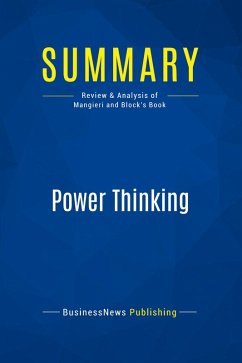 Cover Summary: Power Thinking