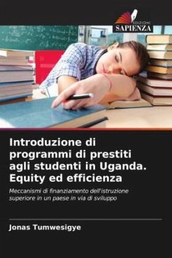 Introduzione di programmi di prestiti agli studenti in Uganda. Equity ed efficienza - Tumwesigye, Jonas