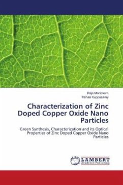 Characterization of Zinc Doped Copper Oxide Nano Particles
