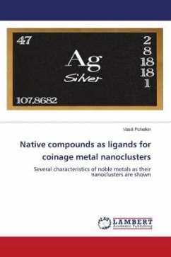 Native compounds as ligands for coinage metal nanoclusters
