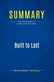 Summary: Built to Last