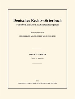 Deutsches Rechtswörterbuch (eBook, PDF)