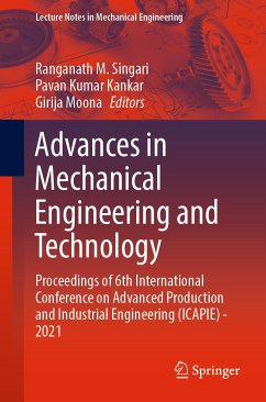 Advances in Mechanical Engineering and Technology (eBook, PDF)