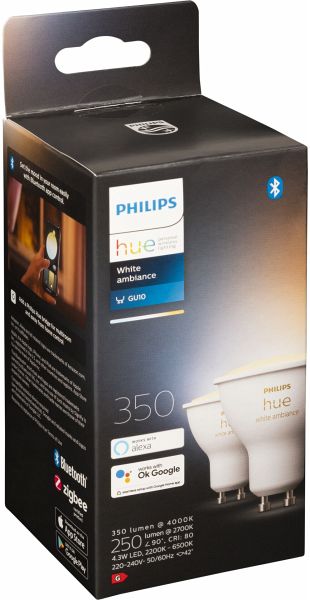 Philips Hue Set GU10 BT 2er 5W 350lm White Ambiance - Portofrei bei  bücher.de kaufen