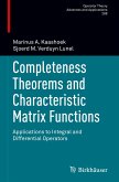 Completeness Theorems and Characteristic Matrix Functions